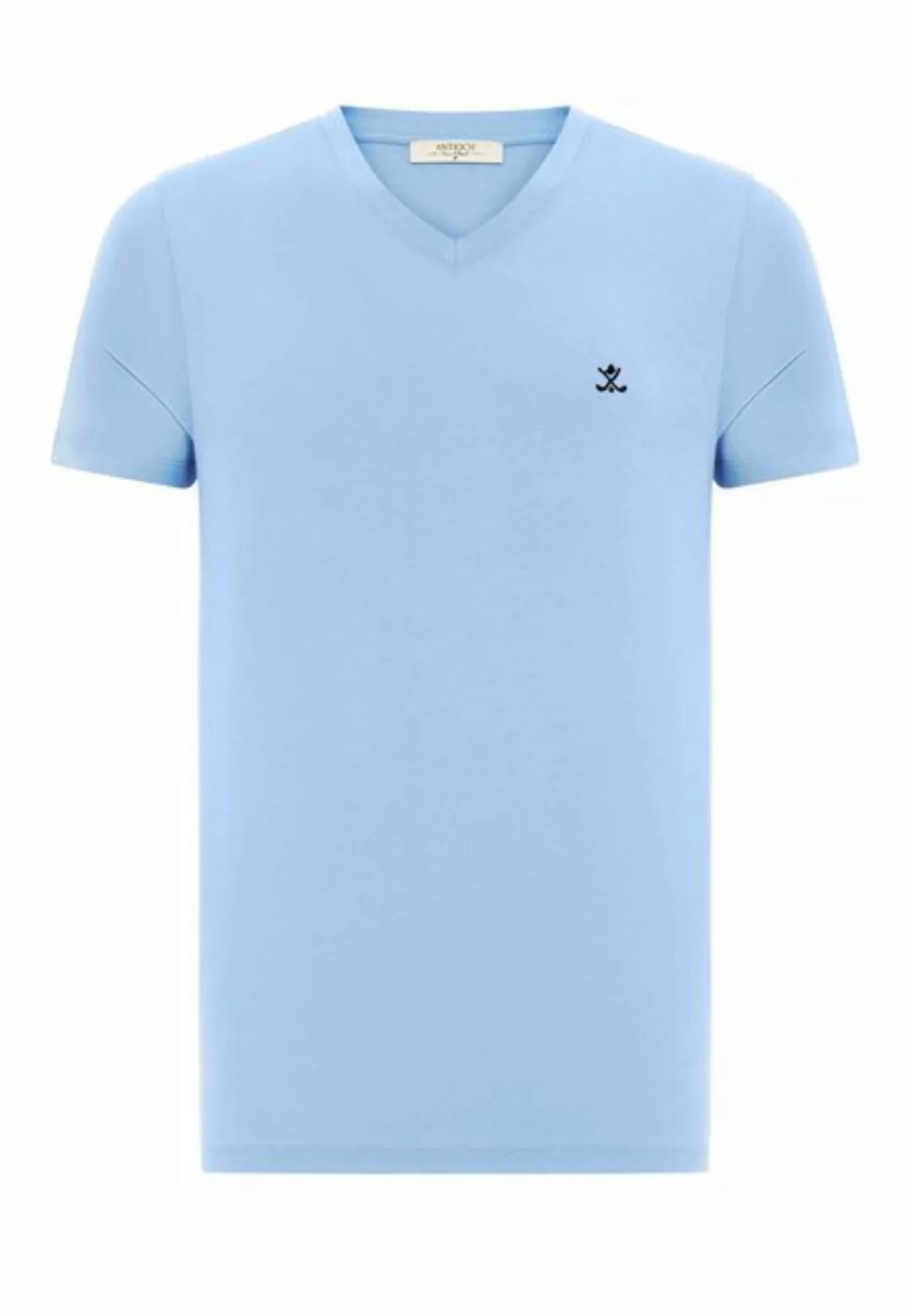 Antioch Poloshirt Benard - V-Neck - Short Sleeve - Regular Fit - Basic günstig online kaufen