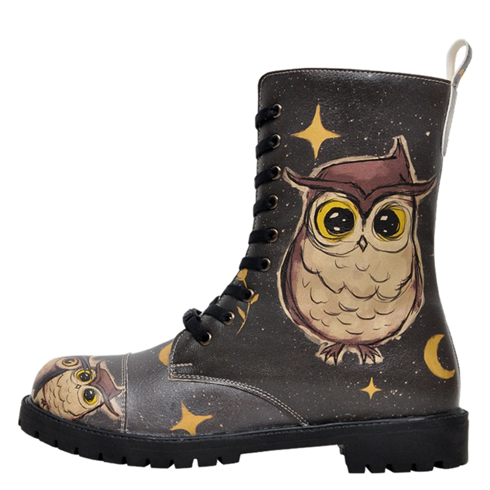 DOGO Schnürboots "Damen Zipsy Owls Family Vegan Damen Stiefel / female", Ve günstig online kaufen