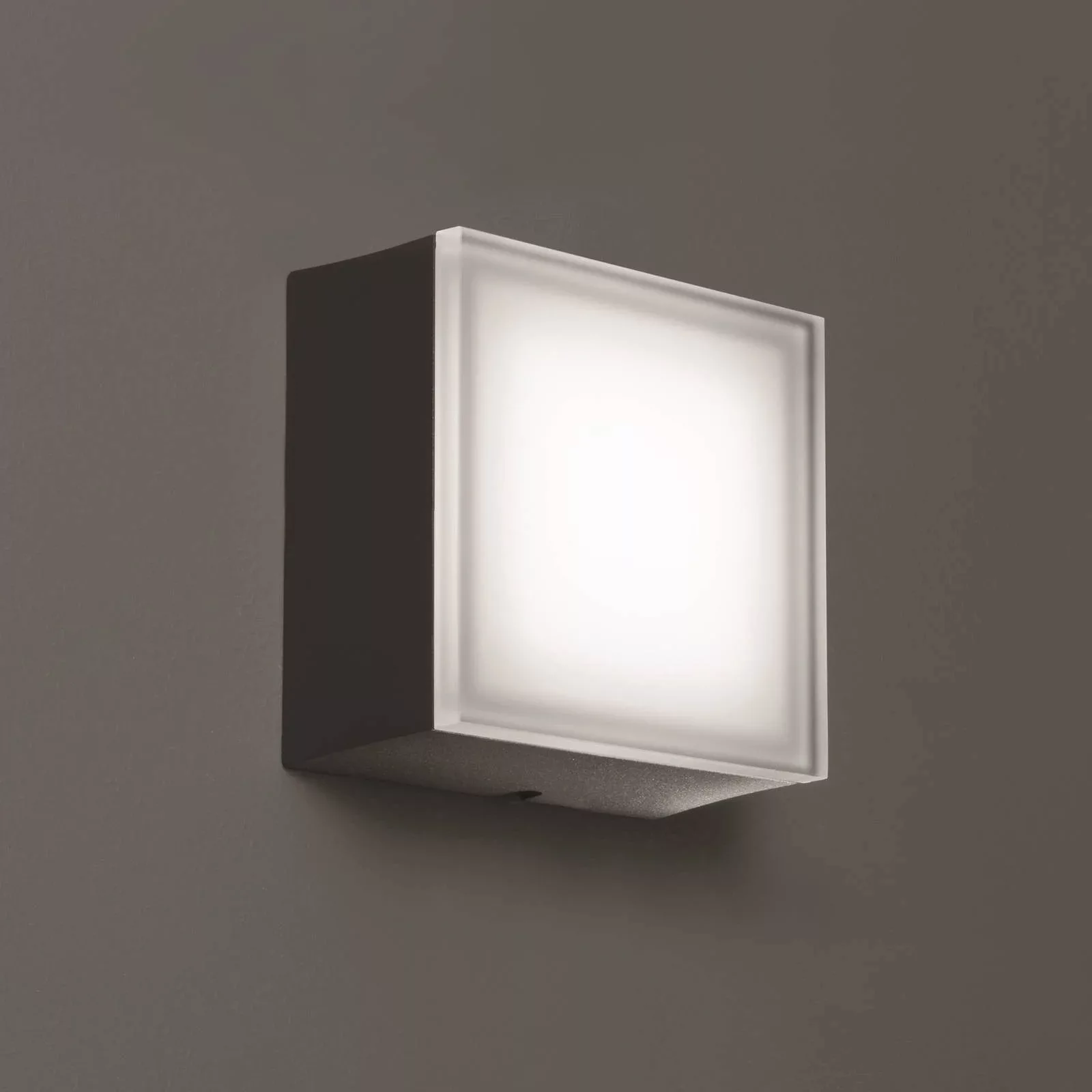 LED-Außenwandlampe 1425 graphit 12,5 x 12,5cm günstig online kaufen