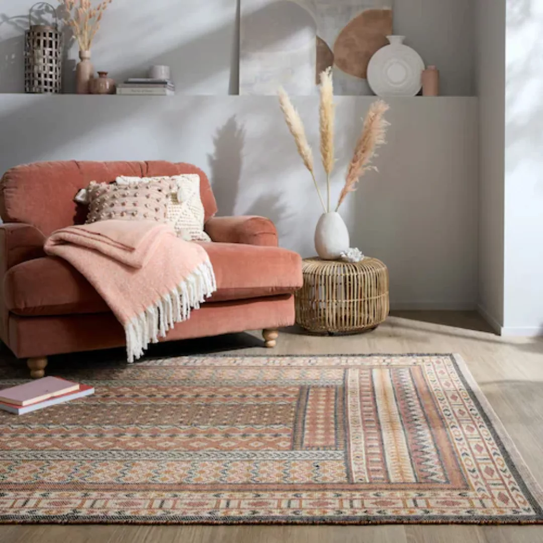 FLAIR RUGS Teppich »Rami Jute«, rechteckig, 2 mm Höhe günstig online kaufen