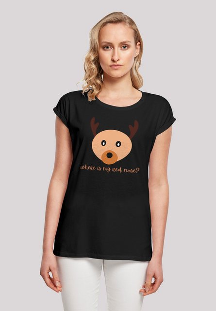 F4NT4STIC T-Shirt Red Nose Weihnachten Print günstig online kaufen