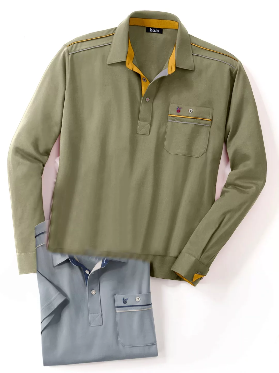 Classic Poloshirt "Langarm-Poloshirt" günstig online kaufen