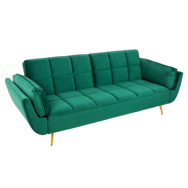 riess-ambiente Schlafsofa BOUTIQUE 213cm smaragdgrün, mit Samt-Bezug günstig online kaufen