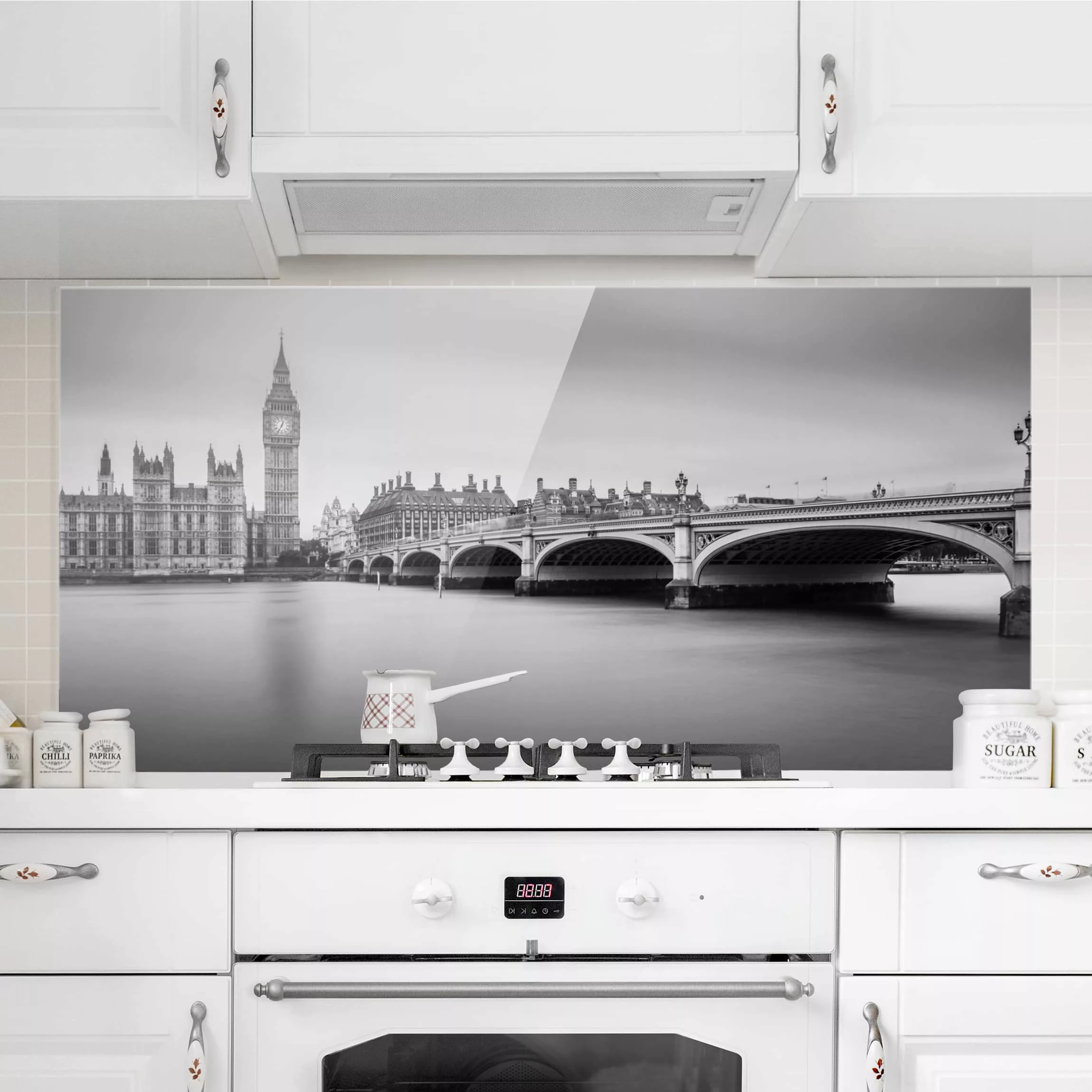 Glas Spritzschutz Architektur & Skyline - Querformat 2:1 Westminster Brücke günstig online kaufen