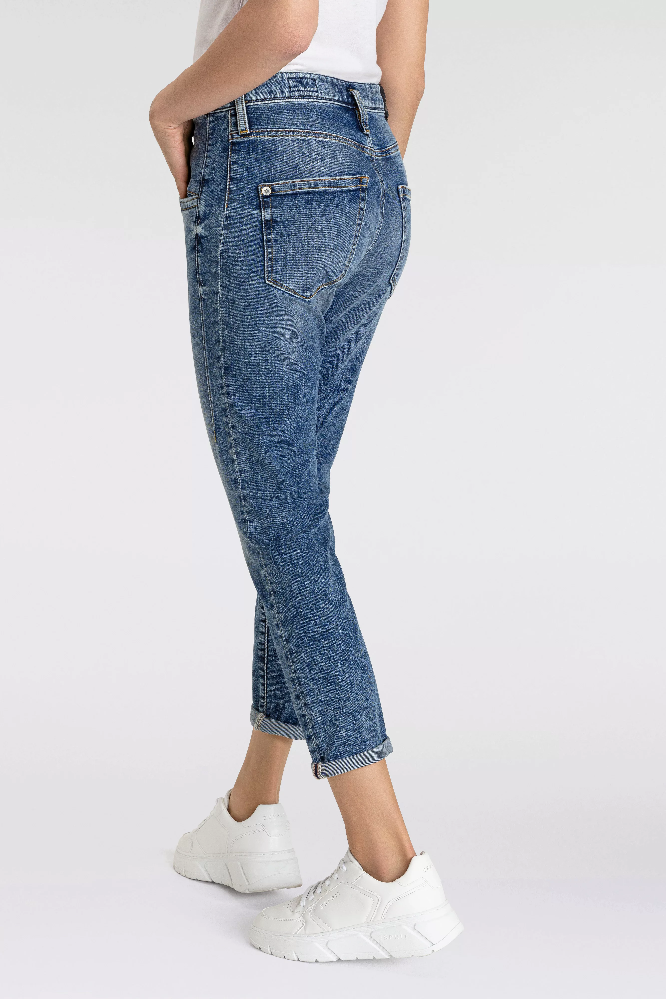 Herrlicher 7/8-Jeans "Shyra Cropped Denim", mit umgeschlagenem Saum günstig online kaufen