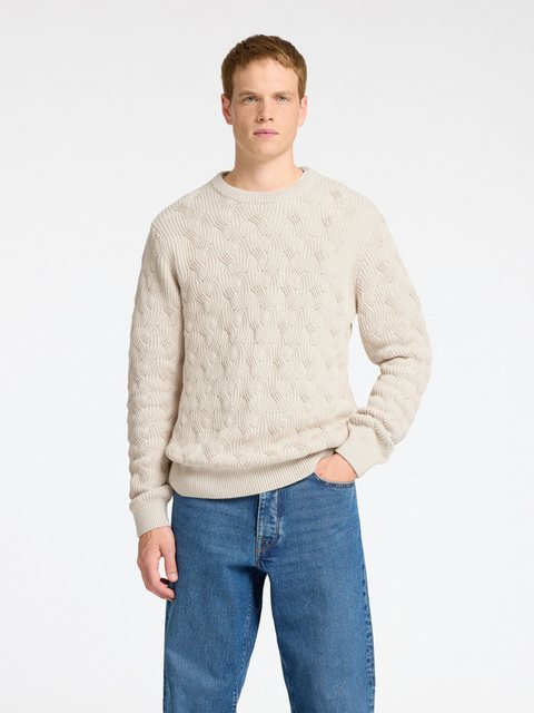 SELECTED HOMME Strickpullover SLHCALLIS LS KNIT CABLE CREW NECK NOOS günstig online kaufen