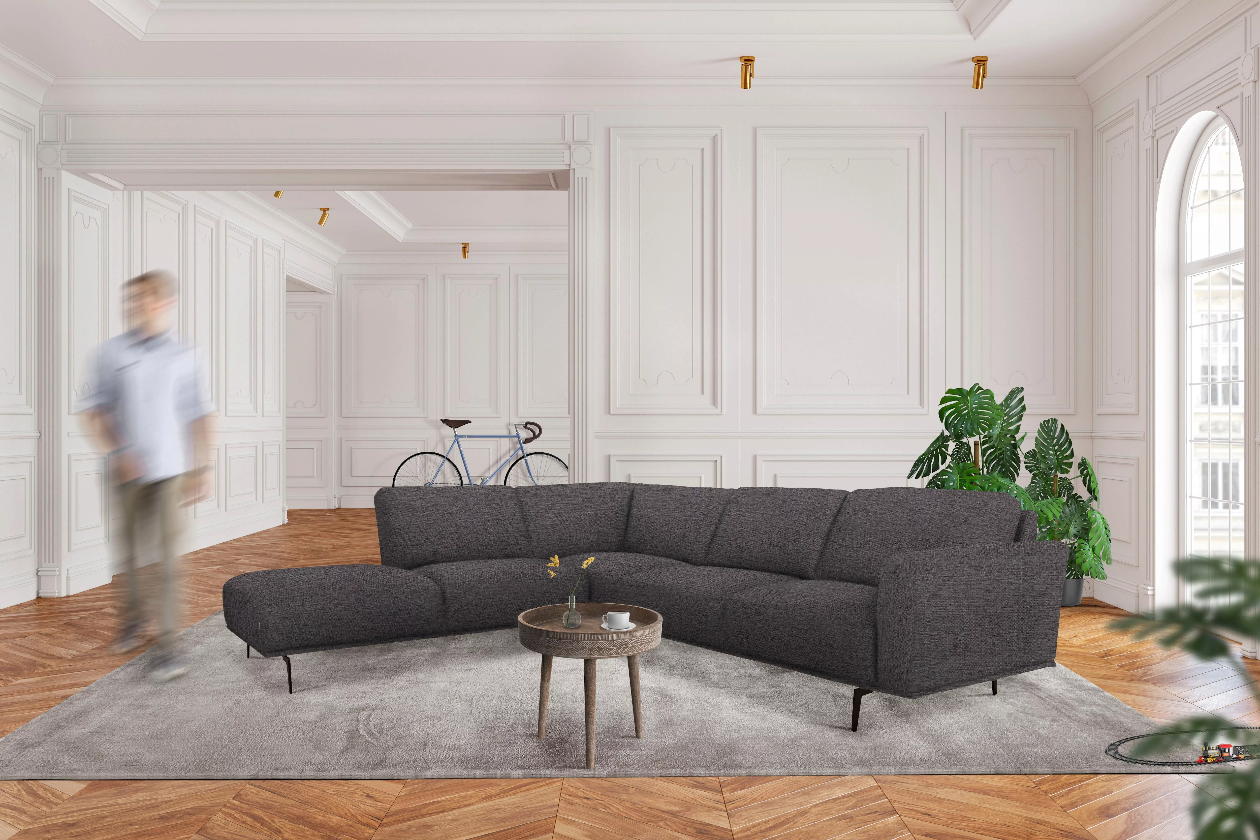 furninova Ecksofa »Pinotee modern und aktuelles Design, L-Form«, mit hohem günstig online kaufen