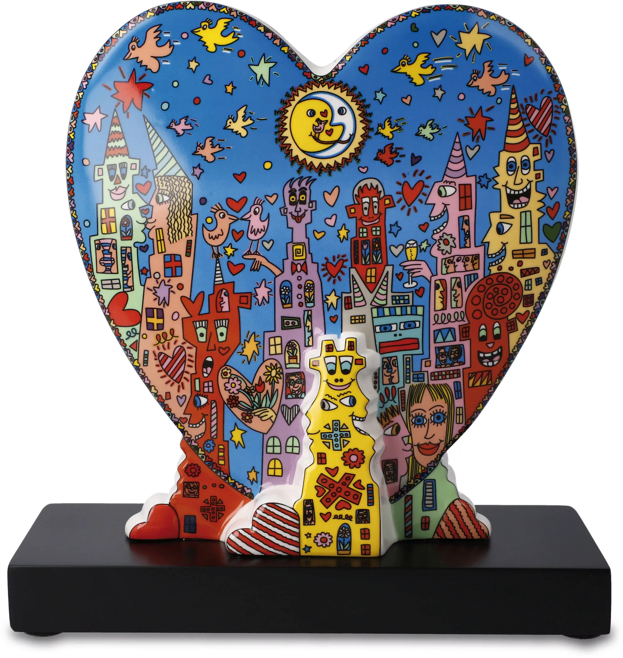 Goebel "Figur James Rizzi - ""Heart times in the City""" bunt günstig online kaufen