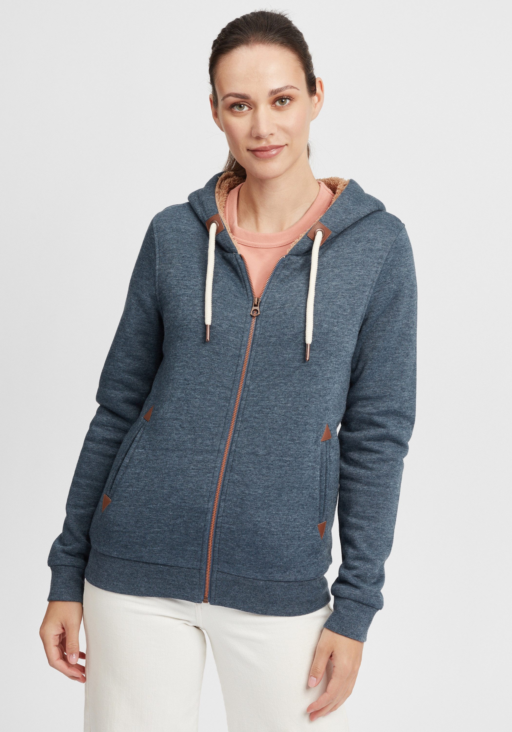 OXMO Kapuzensweatjacke OXVicky Pile Sweat Zip-Hoodie günstig online kaufen