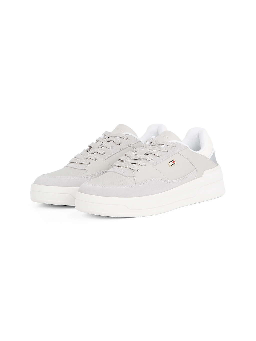 Tommy Hilfiger Plateausneaker "ESSENT BASKET SNEAKER METALLIC", Freizeitsch günstig online kaufen