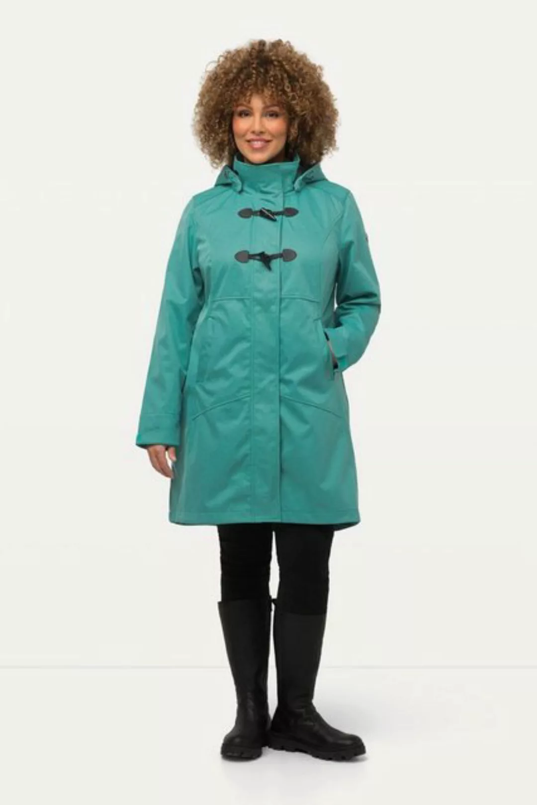 Ulla Popken Softshelljacke HYPRAR Softshelljacke wasserabweisend Stehkragen günstig online kaufen