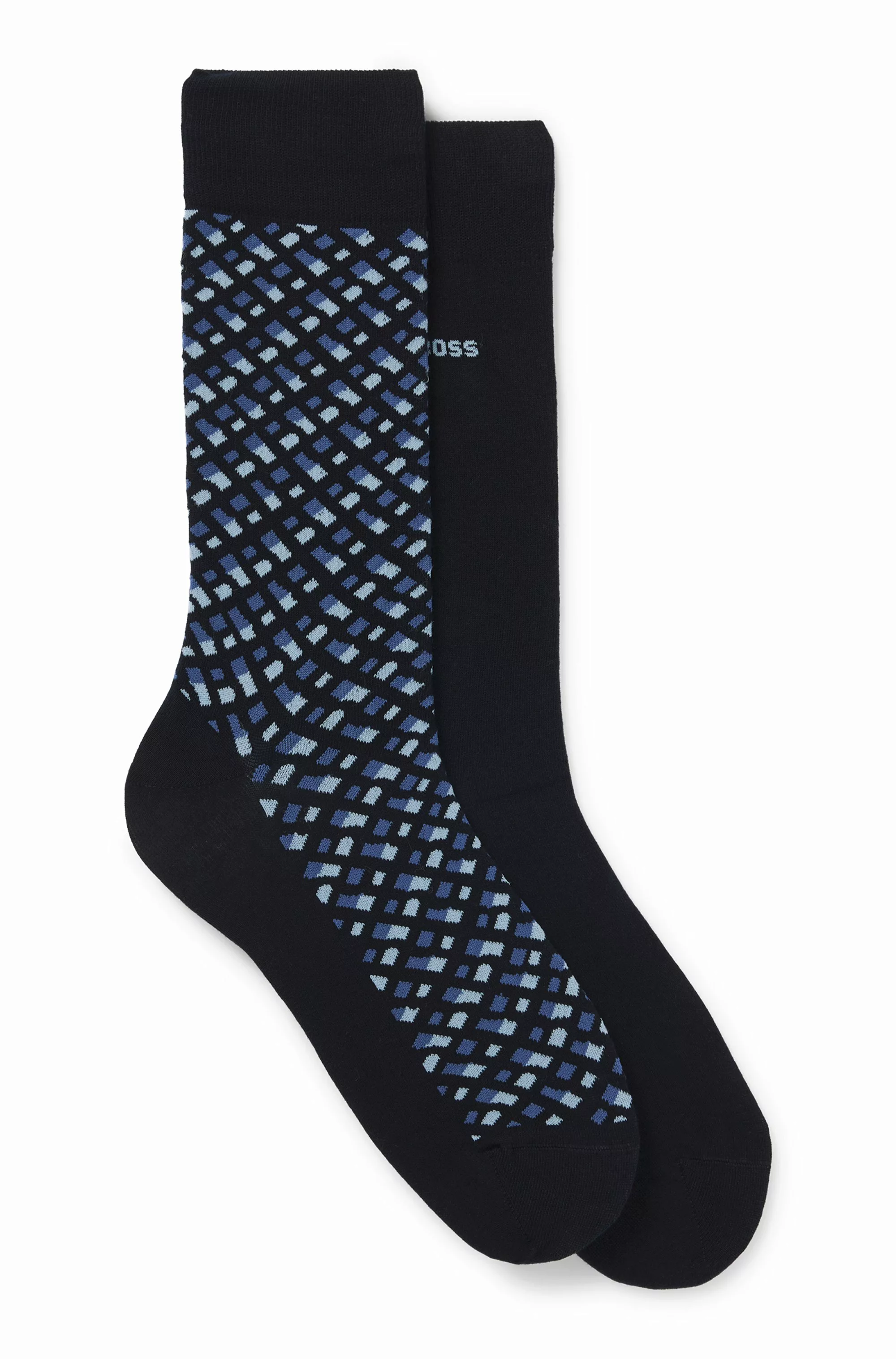 BOSS Socken "2P RS Monogram CC", (Packung, 2 Paar), mit Logo günstig online kaufen