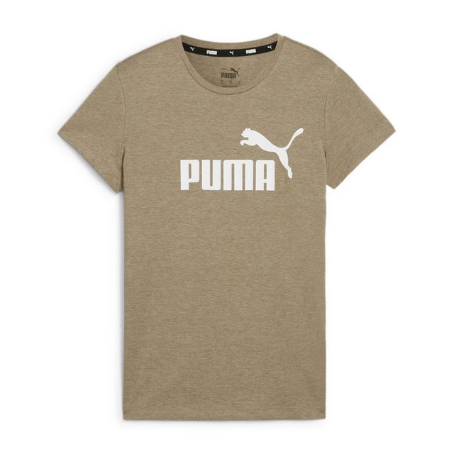 PUMA T-Shirt Puma Damen T-Shirt ESS Logo Heather Tee 586876 günstig online kaufen