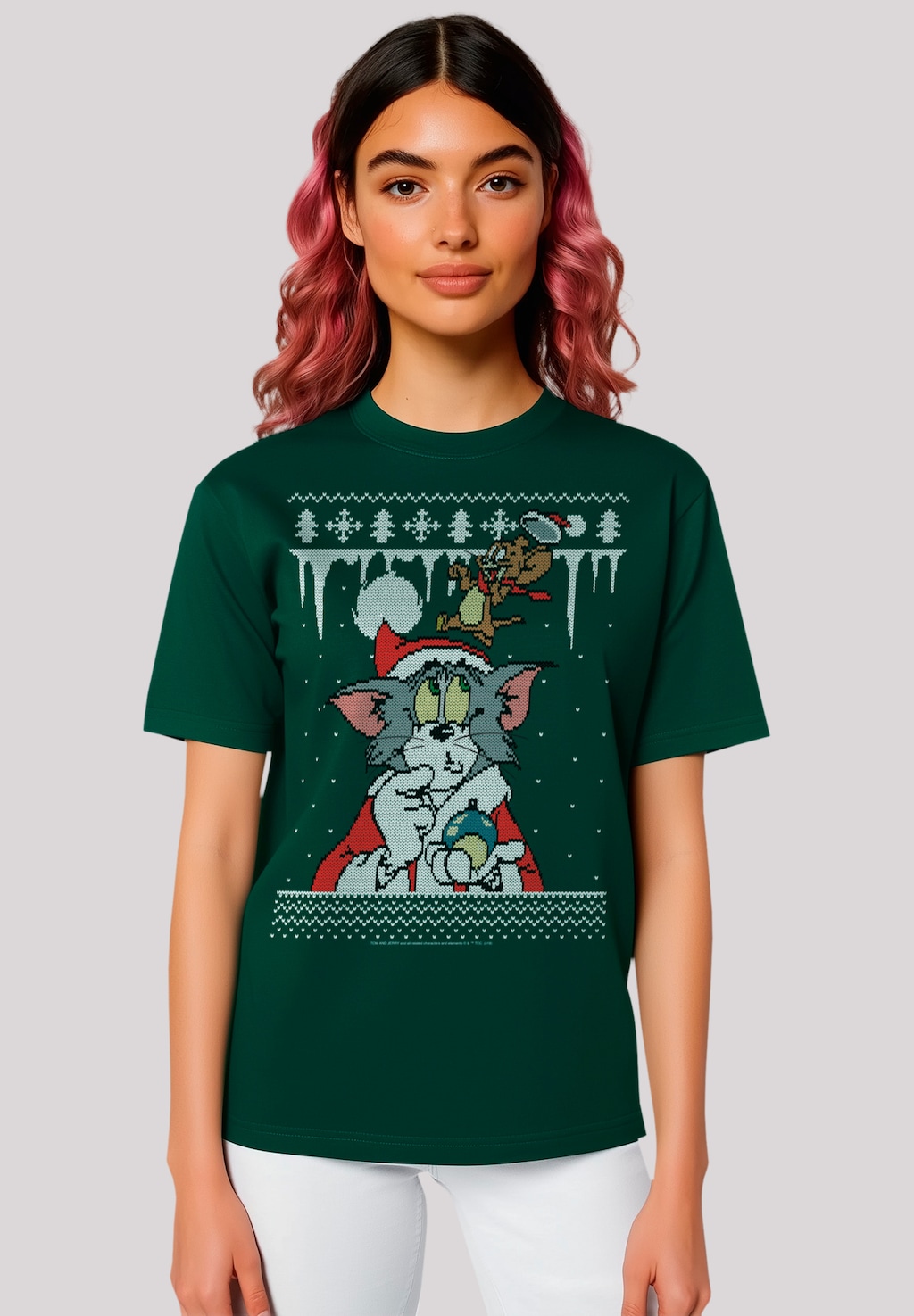 F4NT4STIC T-Shirt "Tom And Jerry Christmas Isle", Premium Qualität günstig online kaufen