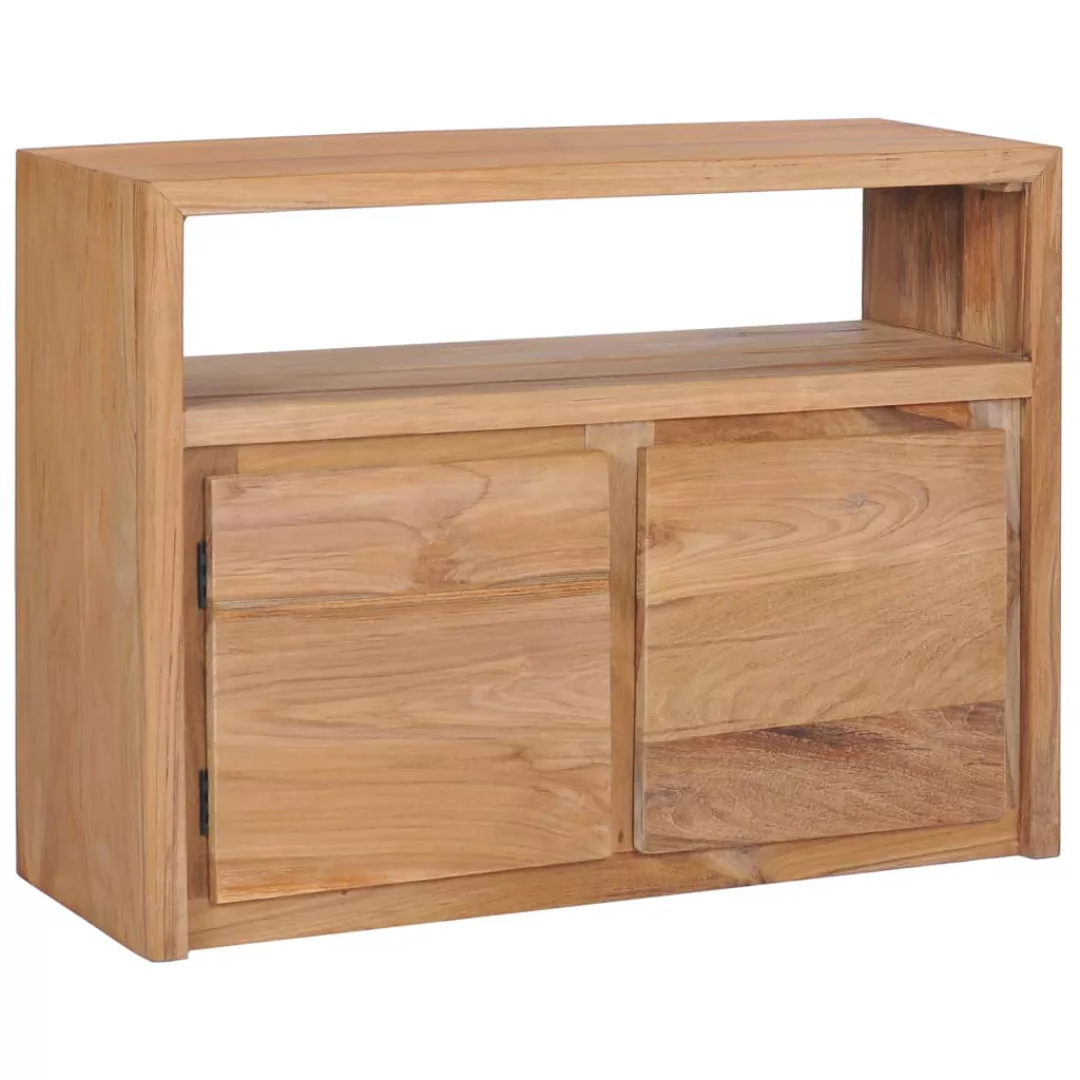 Sideboard 80×30×60 Cm Massivholz Teak günstig online kaufen