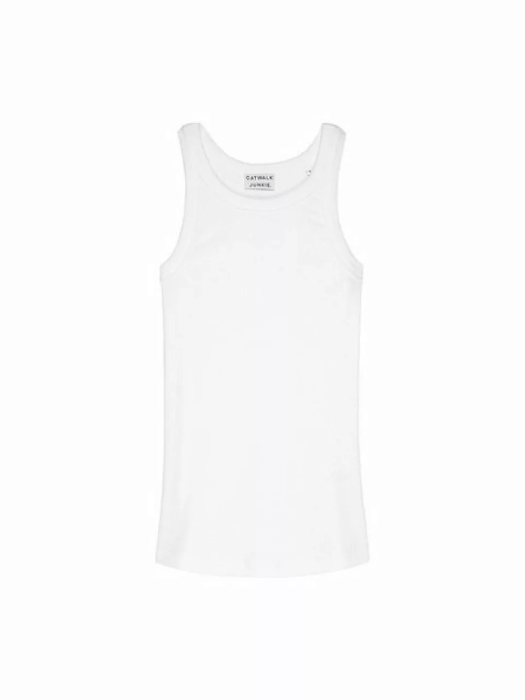 Catwalk Junkie Shirttop - Basic Tank Top - geripptes Tanktop - Top Ärmellos günstig online kaufen