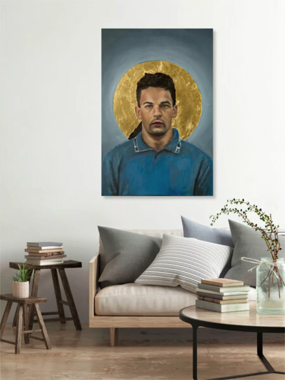 Poster / Leinwandbild - Roberto Baggio günstig online kaufen