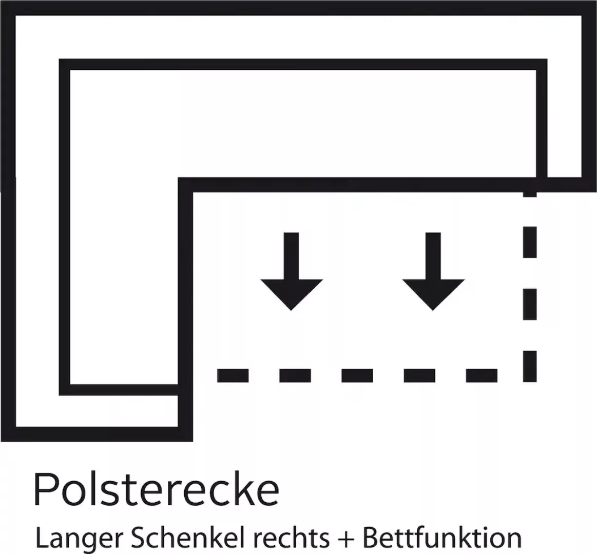 sit&more Ecksofa Bansin L-Form, wahlweise mit Bettfunktion günstig online kaufen