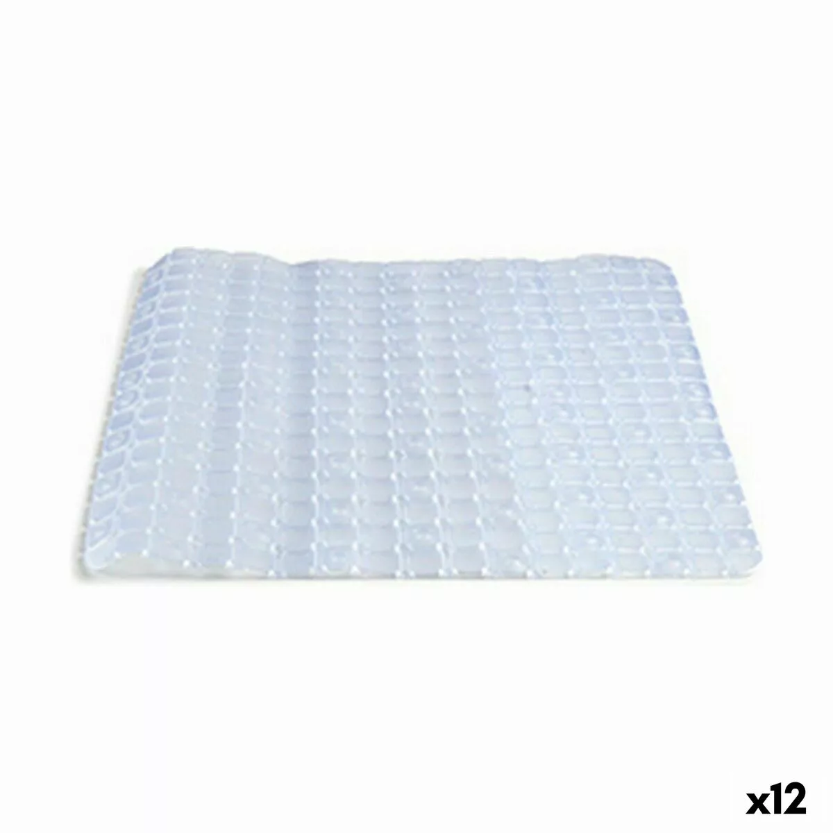 Badematte Durchsichtig Pvc (0,03 X 50 X 50 Cm) (12 Stück) günstig online kaufen