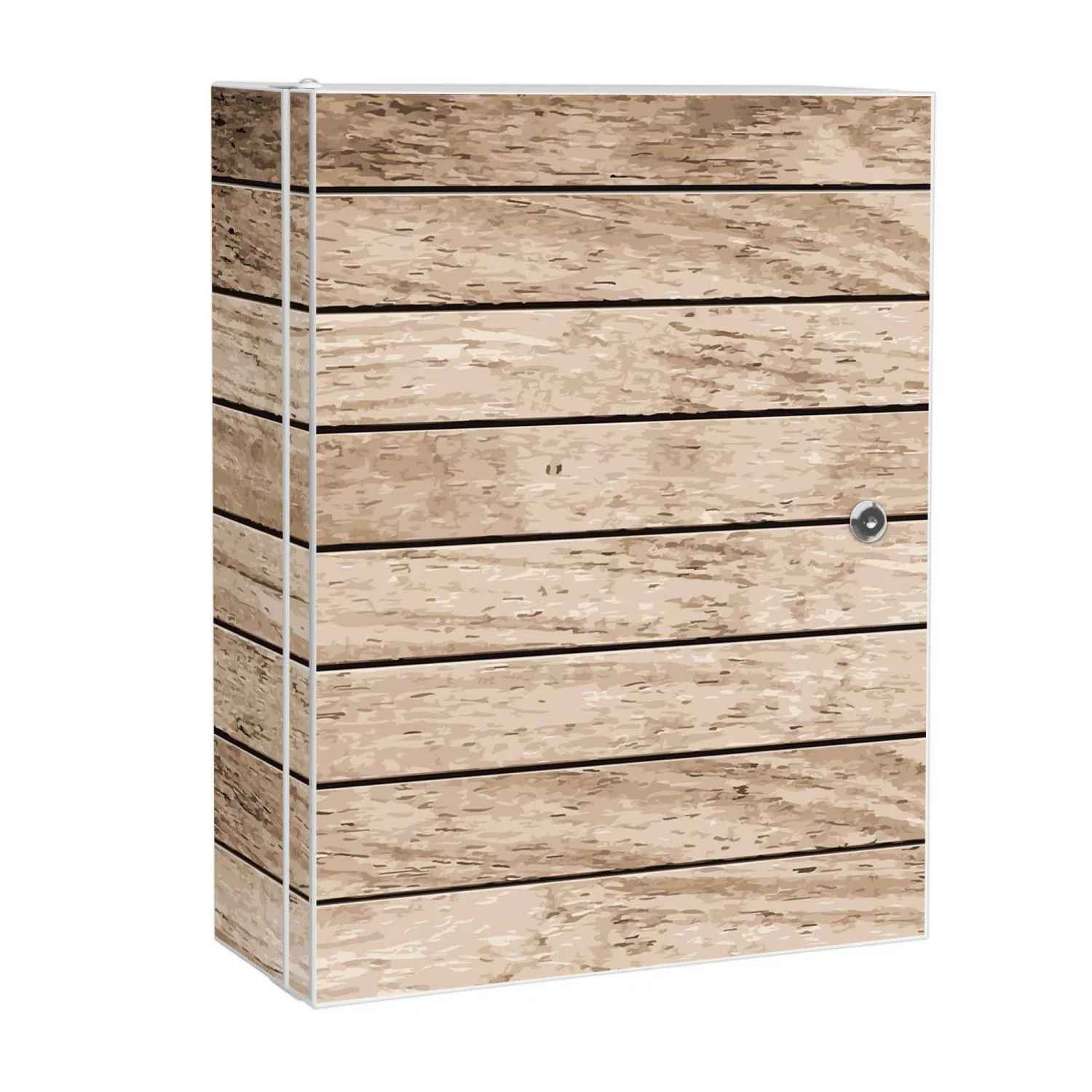 Banjado XXL Medizinschrank Abschliessbar 35x46x15cm Arzneischrank Weiß Aus günstig online kaufen