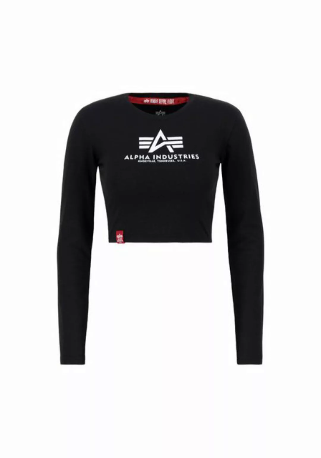 Alpha Industries Sweater Alpha Industries Women - Longsleeves Basic Cropped günstig online kaufen