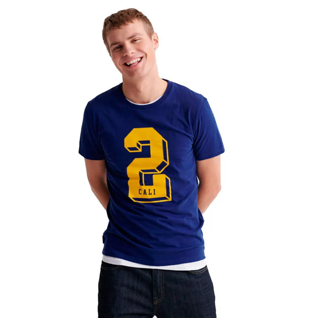 Superdry Collegiate Classic Kurzarm T-shirt M Downhill Blue günstig online kaufen