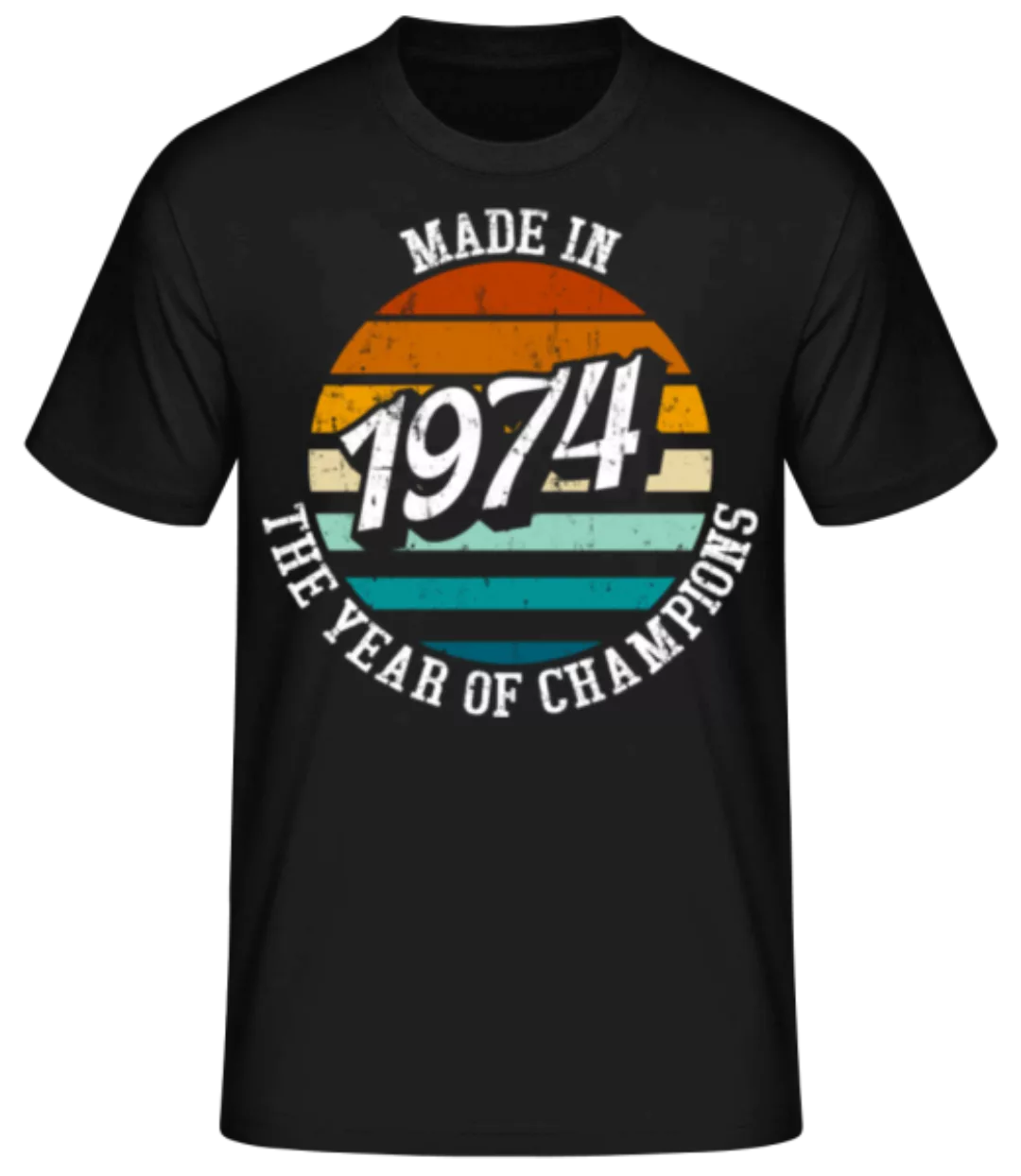 1974 The Year Of Champions · Männer Basic T-Shirt günstig online kaufen