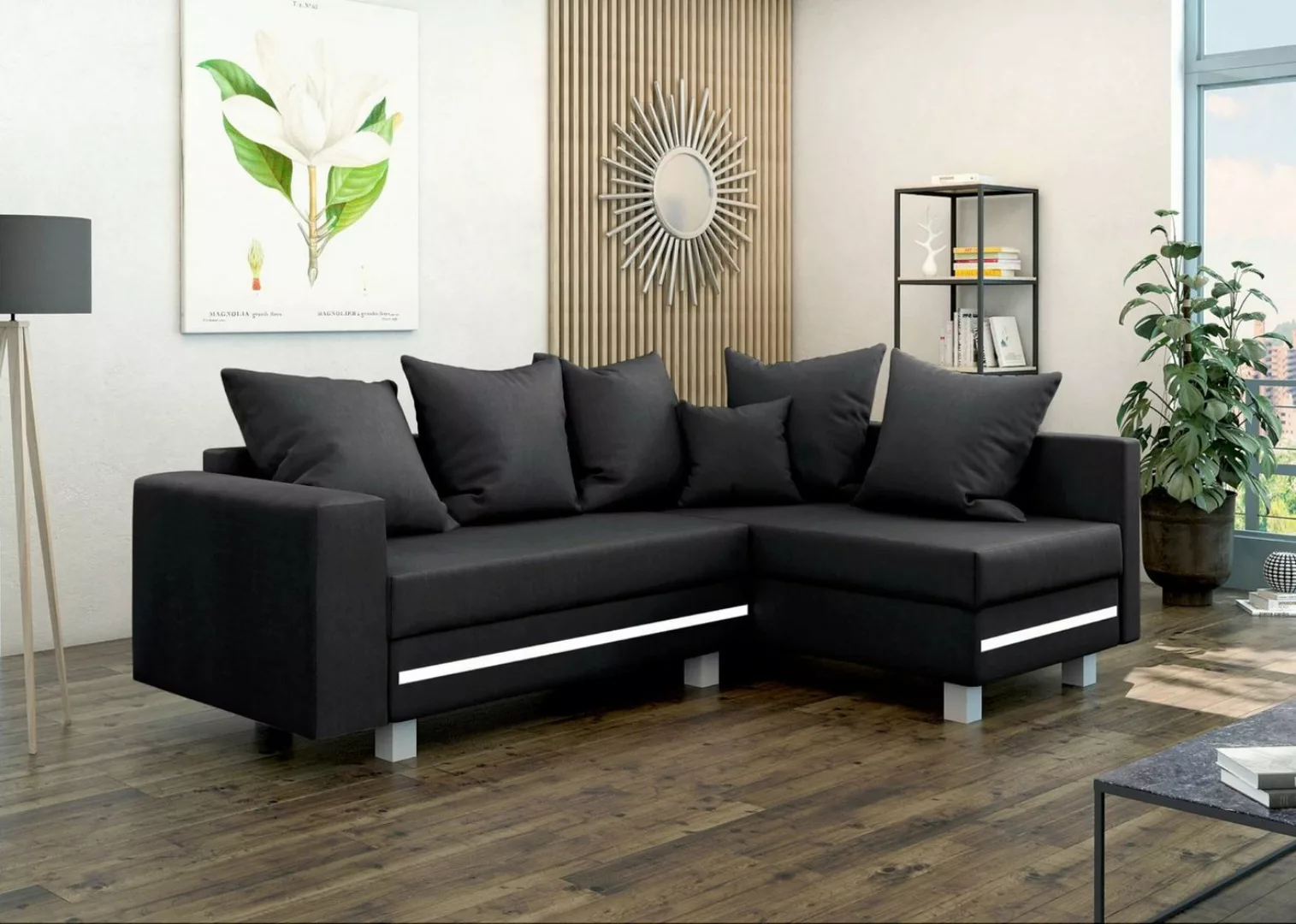 Stylefy Ecksofa Morgan, L-Form, Eckcouch, Ottomane links oder rechts bestel günstig online kaufen