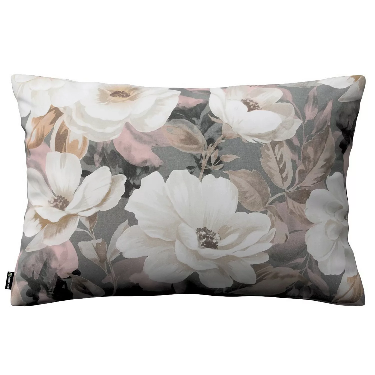 Kissenhülle Kinga rechteckig, grau-rosa, 47 x 28 cm, Gardenia (142-13) günstig online kaufen