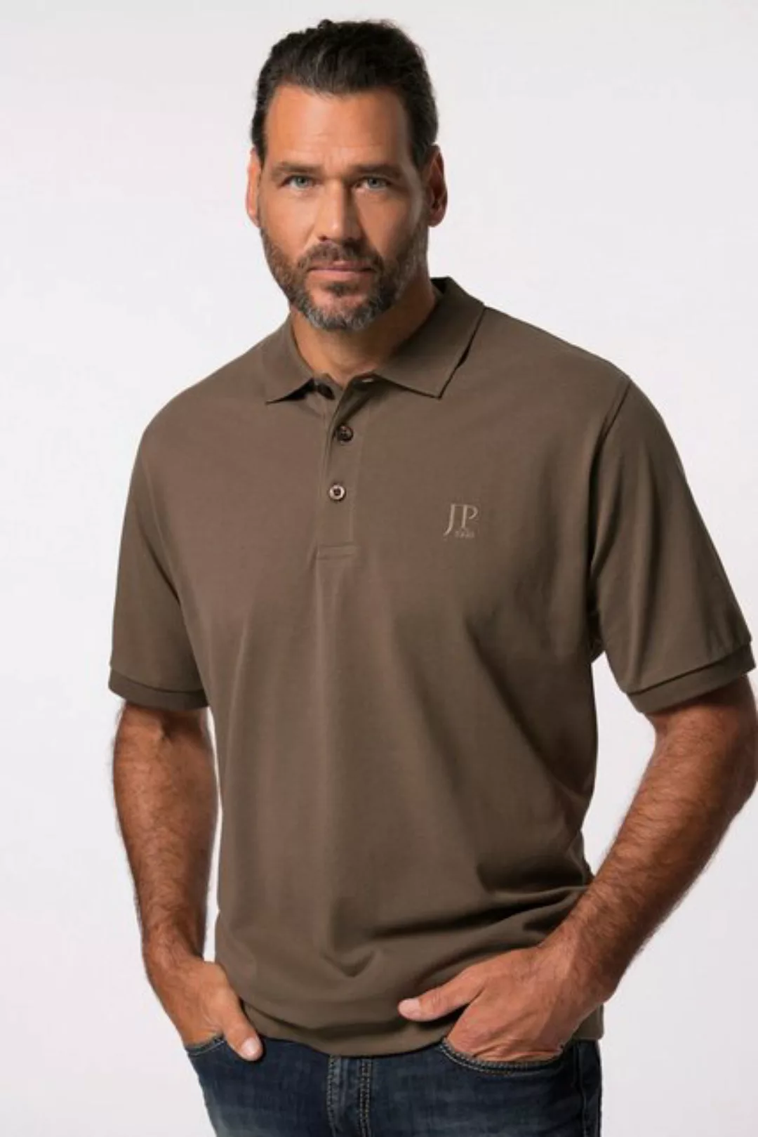 JP1880 Poloshirt Poloshirt Basic Bauchfit Halbarm Piqué günstig online kaufen