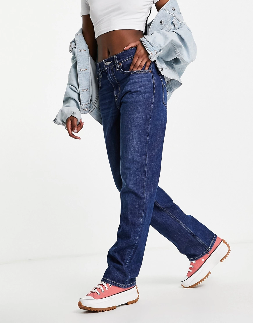 Levi's – Low Pro – Jeans in dunkler Waschung-Marineblau günstig online kaufen