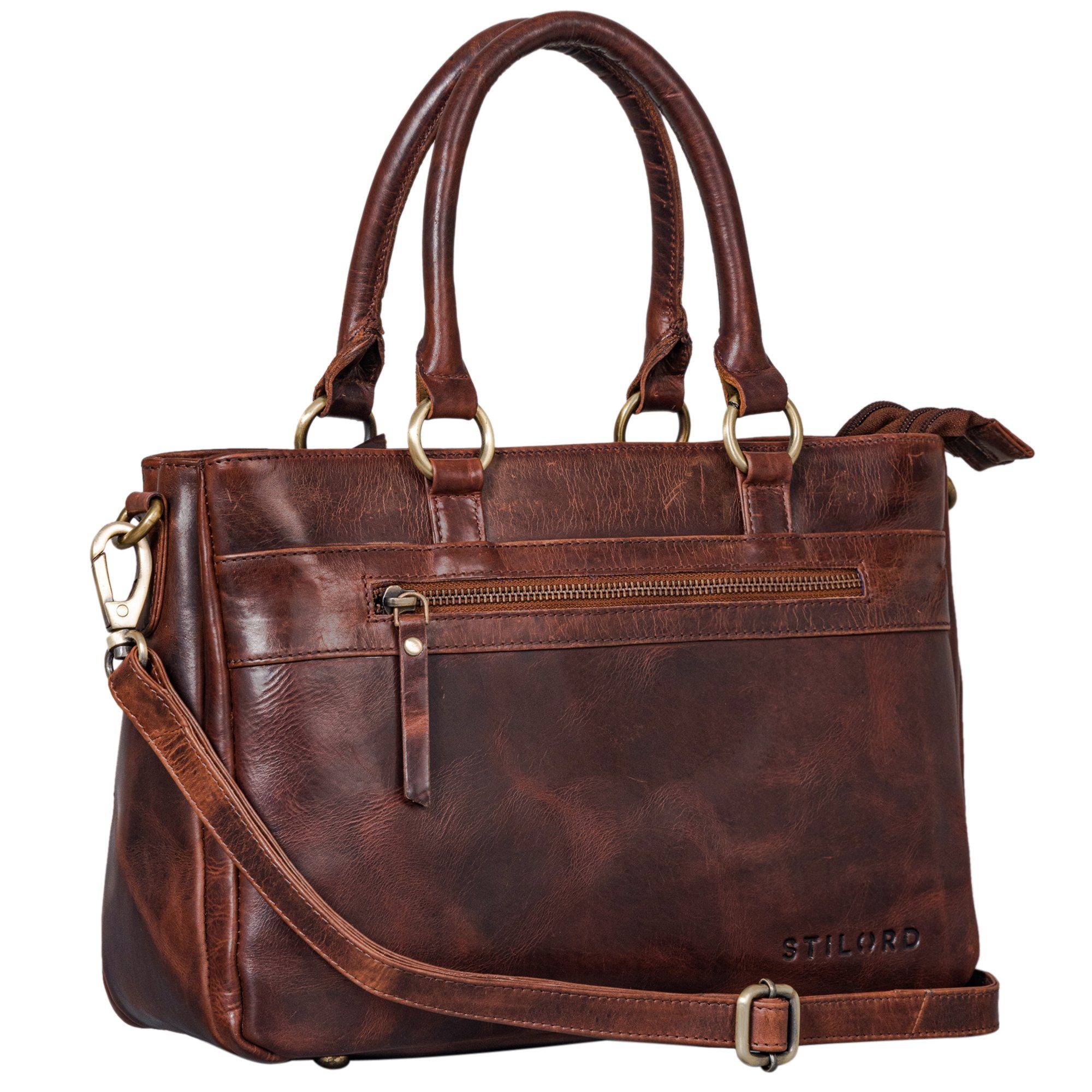 STILORD Handtasche "Frauke" Organisierte Leder Handtasche günstig online kaufen