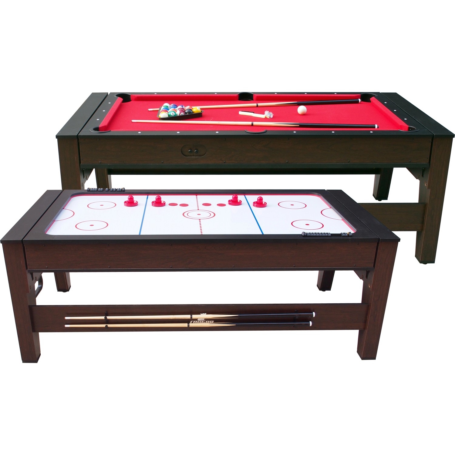 Cougar Pool- und Airhockeytisch Reverso B/H/L: ca. 107x81x216 cm günstig online kaufen