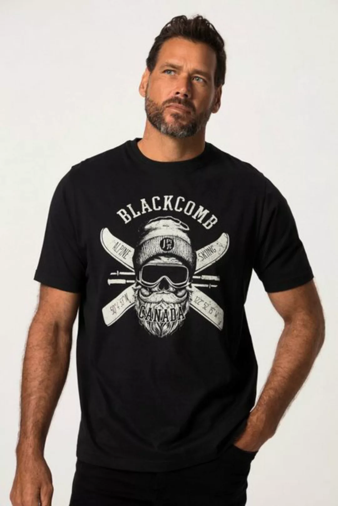 JP1880 T-Shirt T-Shirt Skiwear Halbarm Blackcomb Print günstig online kaufen