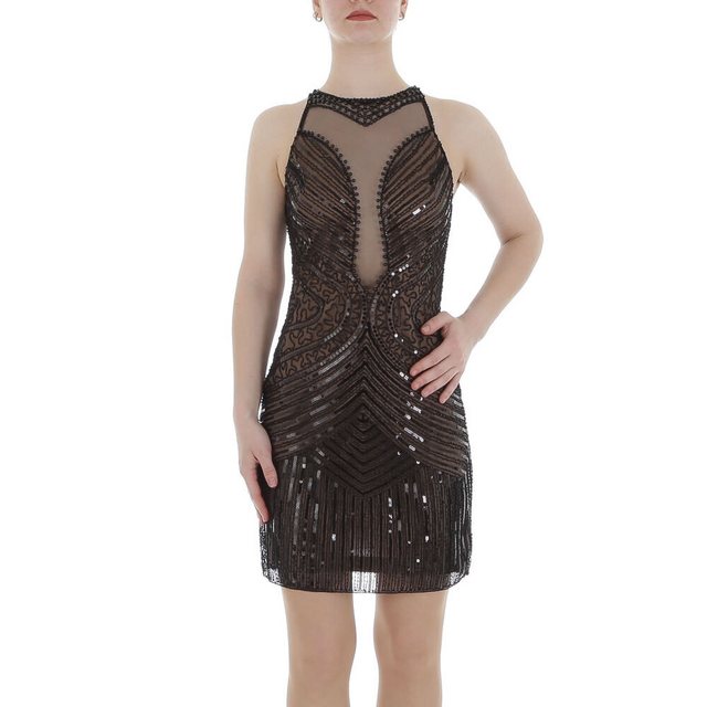 Ital-Design Partykleid Damen Party & Clubwear Pencil (86365326) Pailletten günstig online kaufen