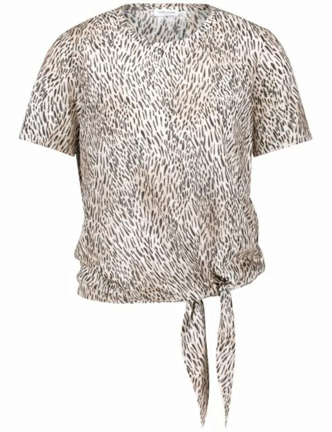 GERRY WEBER Kurzarmshirt Blusenshirt mit Knotendetail günstig online kaufen