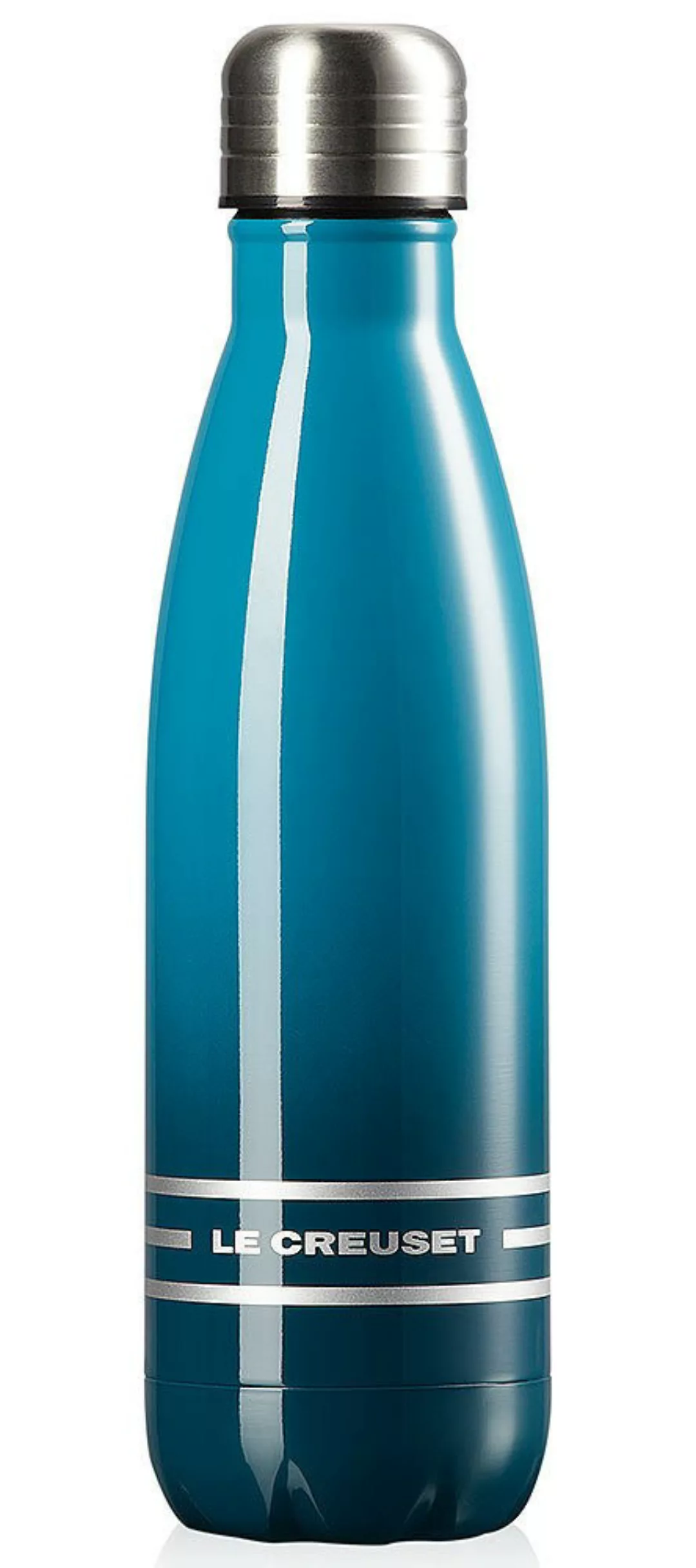 Le Creuset Trinkflasche Edelstahl Isolierflasche Deep Teal 500ml günstig online kaufen