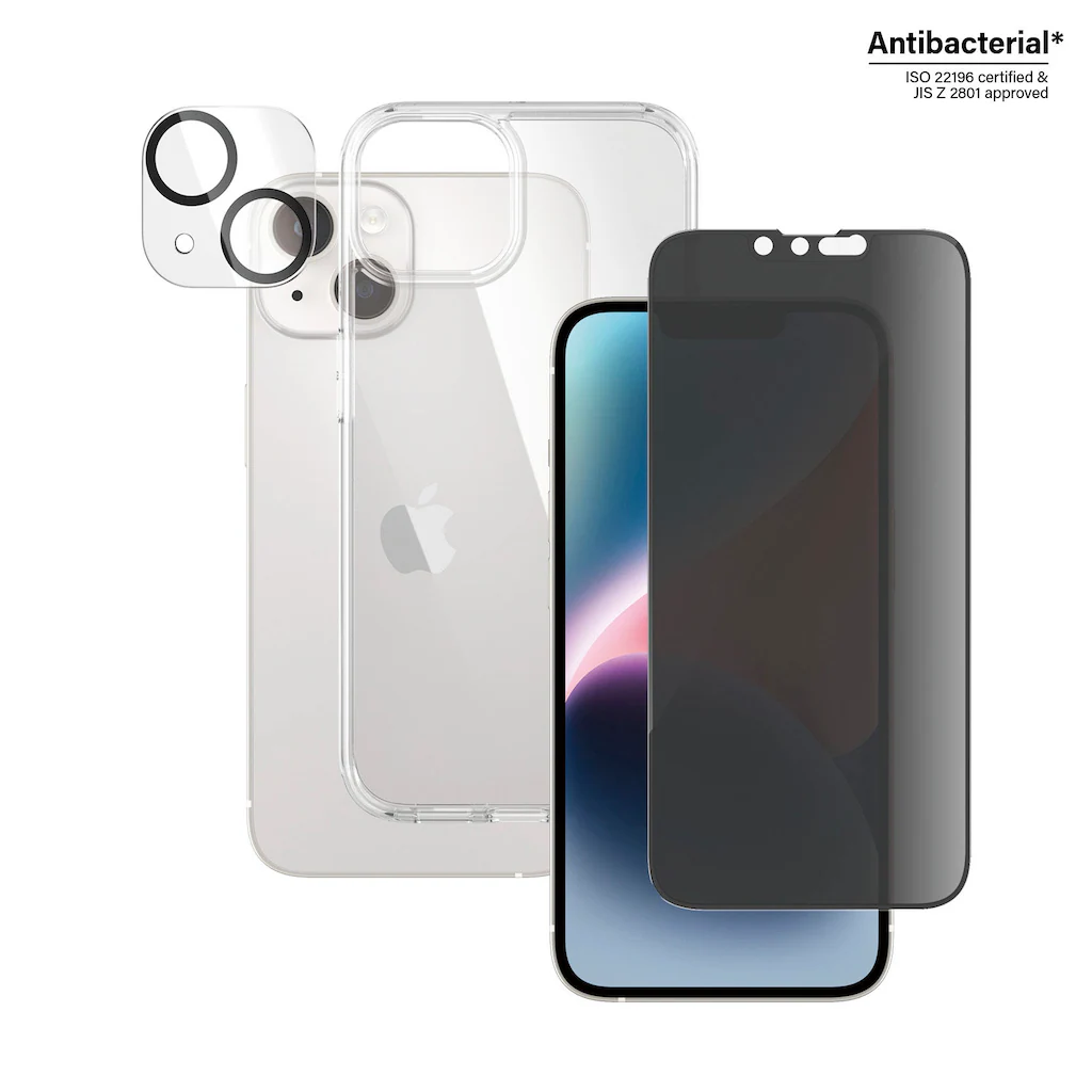 PanzerGlass Displayschutzglas »Set: Privacy Glass+Case - iPhone 14 6,1« günstig online kaufen