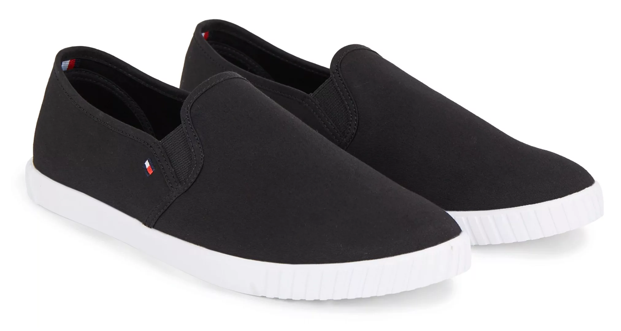 Tommy Hilfiger Slipper "CANVAS SLIP-ON SNEAKER" günstig online kaufen