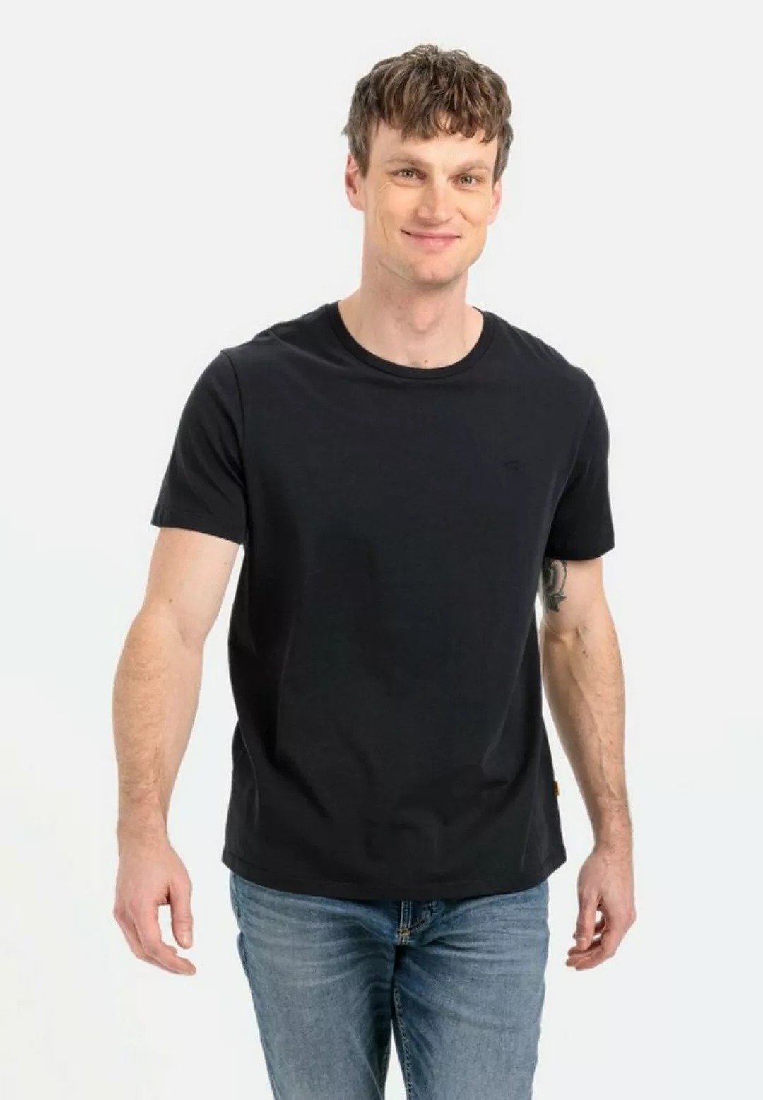 camel active T-Shirt aus nachhaltigem Organic Cotton günstig online kaufen