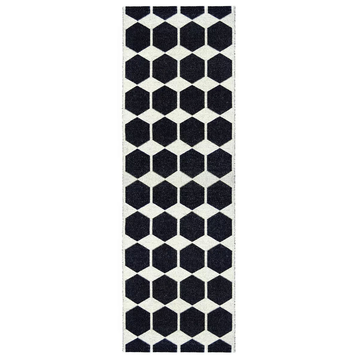 Anna schwarzer Teppich 70x140 cm günstig online kaufen