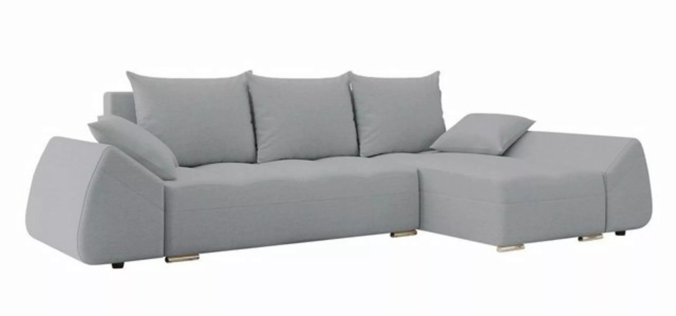 Stylefy Ecksofa Cascade, L-Form, Eckcouch, Sofa, Sitzkomfort, mit Bettfunkt günstig online kaufen