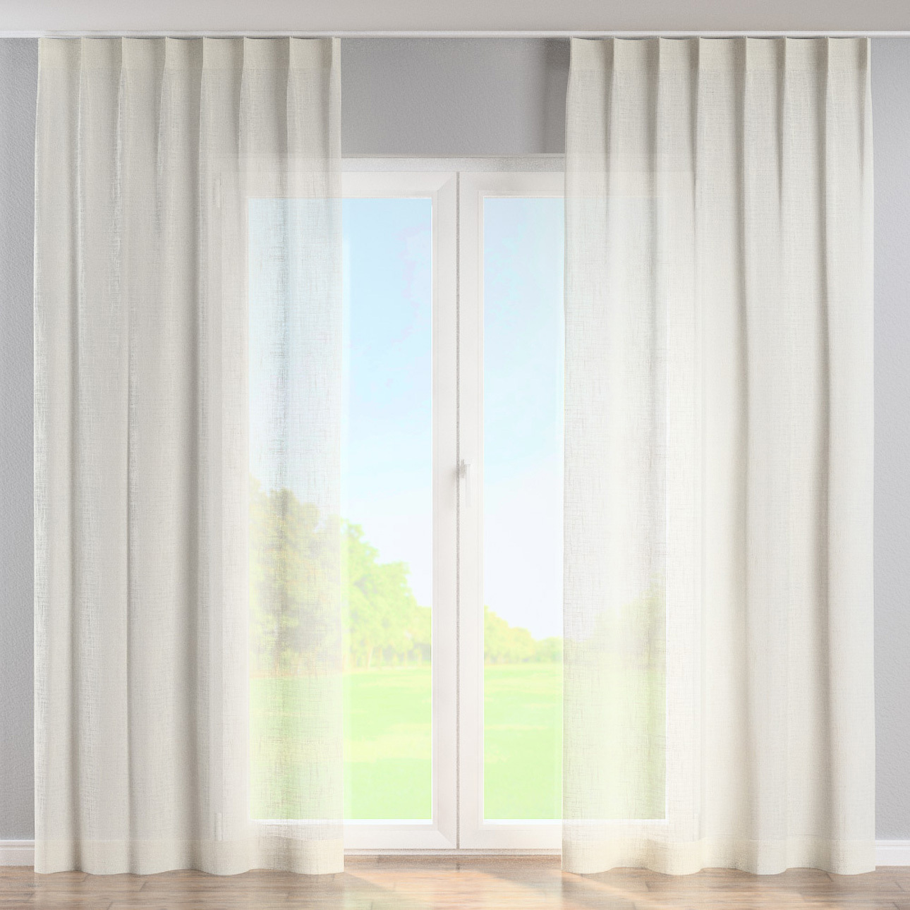 Vorhang mit flämischen 1-er Falten, ecru, Alara Premium (145-02) günstig online kaufen