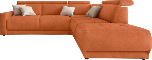 DOMO collection Ecksofa "Ava L-Form", mit Ottomane, Federkern wahlweise mit günstig online kaufen