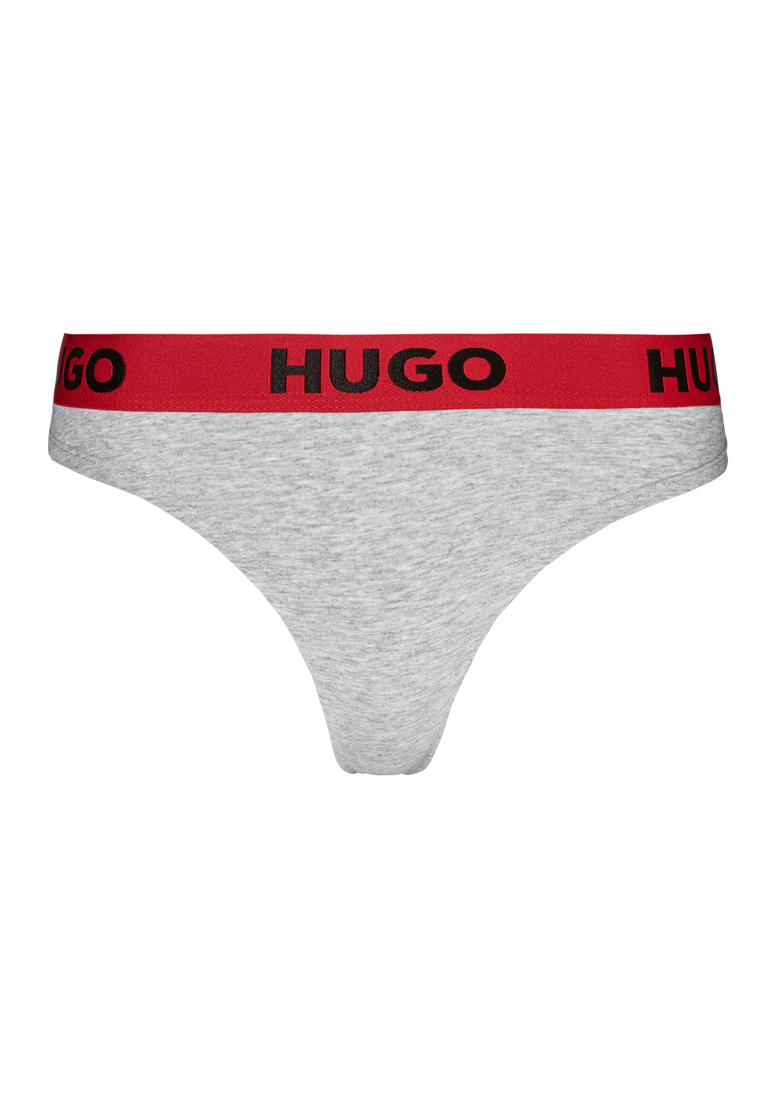 HUGO String "THONG SPORTY LOGO", mit HUGO Logo auf elastischem Bund günstig online kaufen