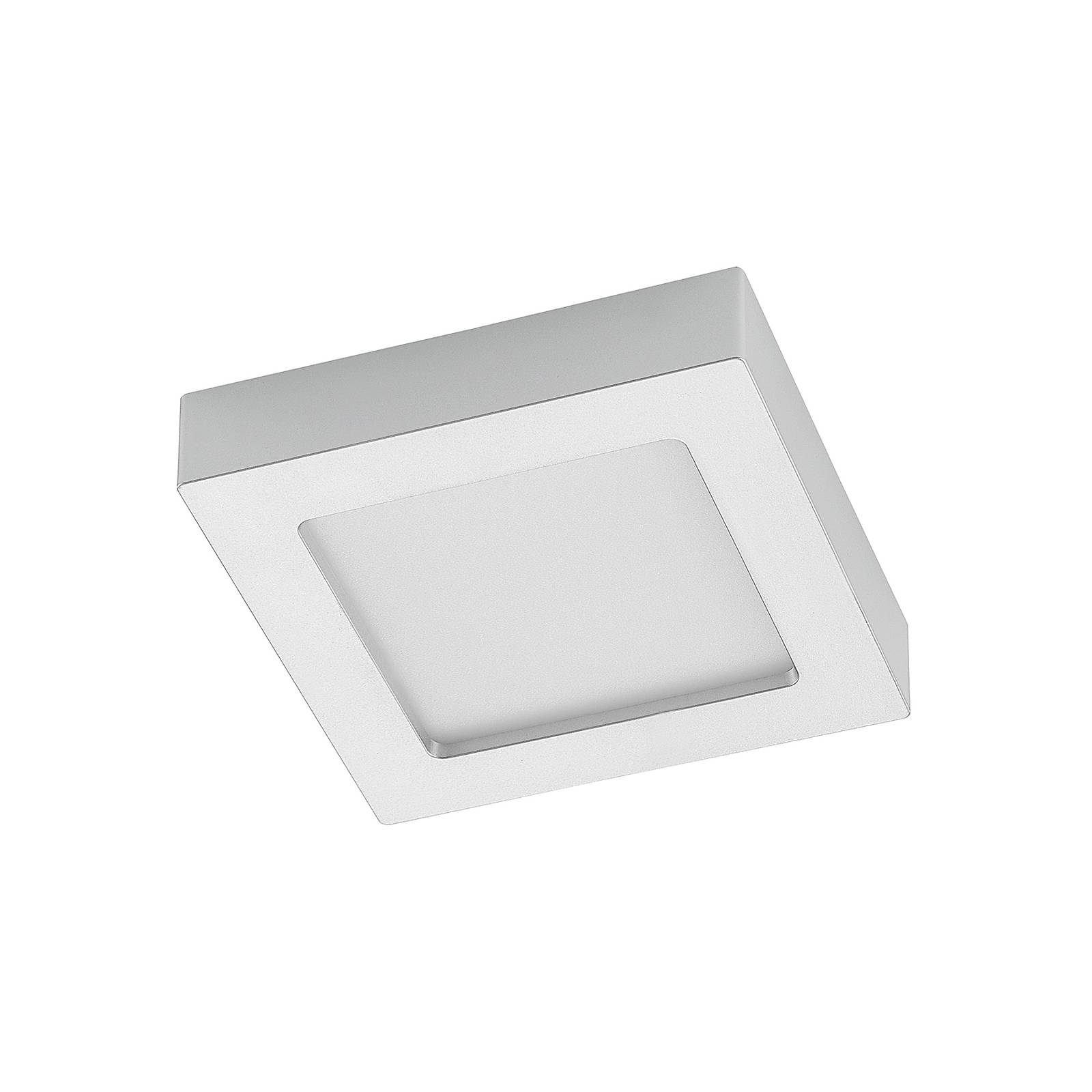 Prios Alette LED-Deckenleuchte, silber, 17,2 cm günstig online kaufen