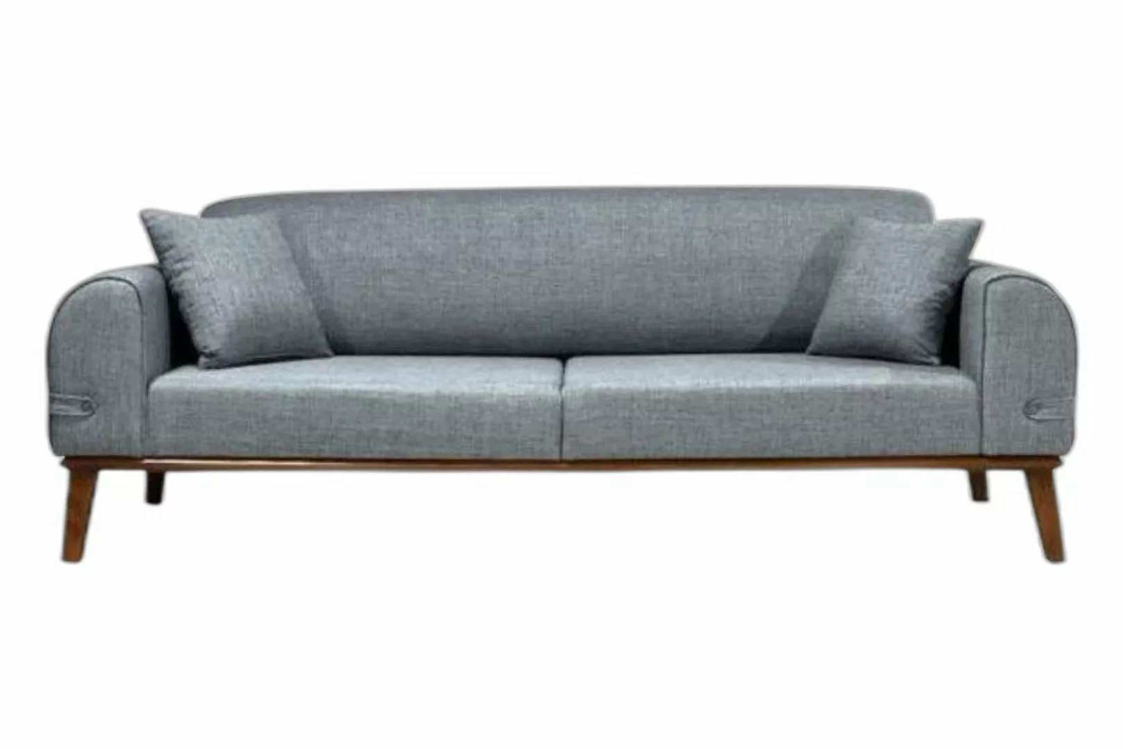 Xlmoebel 3-Sitzer Grau Modernes Dreisitzer Sofa im Design Stil zeitgemäßer, günstig online kaufen