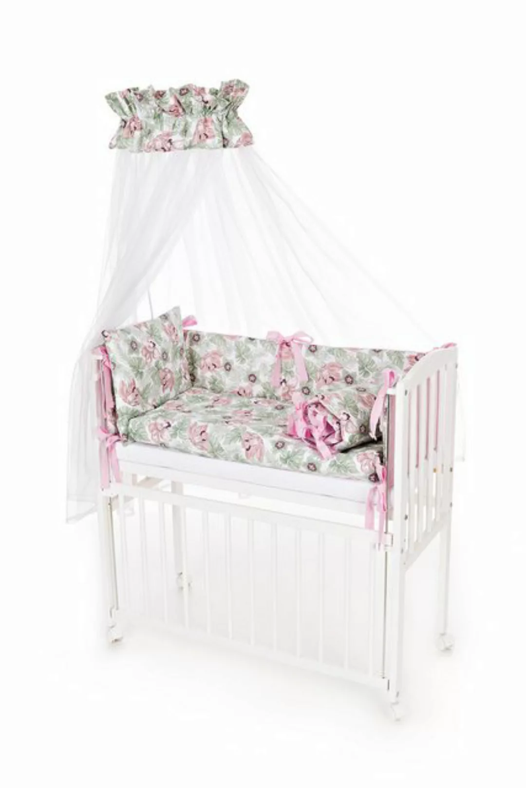 Babyhafen Beistellbett Babybett Zustellbett 90x40 cm Komplettbett SET Druck günstig online kaufen