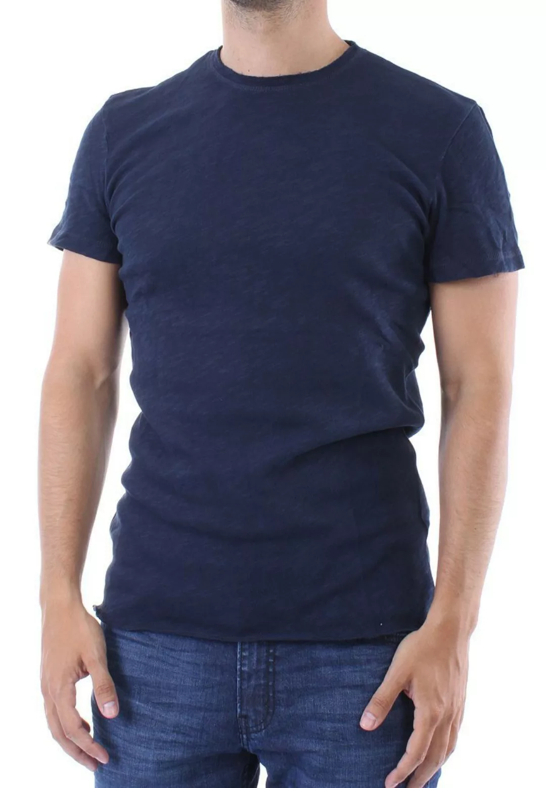 Solid T-Shirt Men NOIBAS Dunkelblau günstig online kaufen