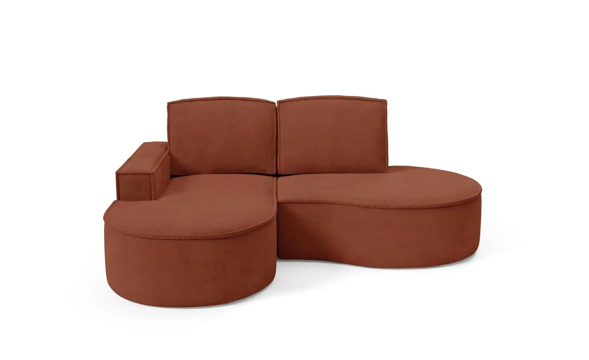 Ecksofa Flow ¦ rot ¦ Maße (cm): B: 210 H: 88 Polstermöbel > Sofas > Ecksof günstig online kaufen